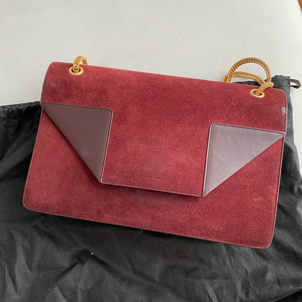 Saint Laurent Betty suede chain bag